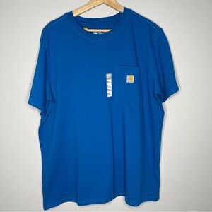 Carhartt Loose Fit Relaxed Short Sleeve Tee‎ Vibrant Blue (X-Large) NWT